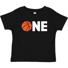 Inktastic One- Basketball First Birthday Baby T-Shirt Birthdays 1st Team Sport
