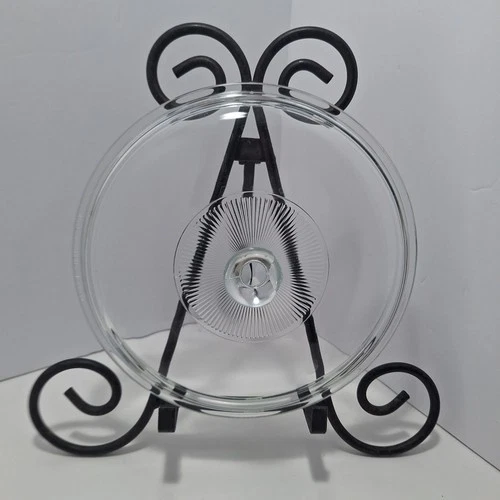 Vintage PYREX 624-C Round Clear Glass Lid