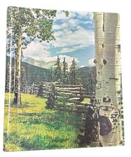 Vintage Photo Album Coil Bound Self Adhesive Mountains 1970s Laminated Cover