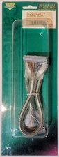 Cables Unlimited Clear 18-in Rounded/Shielded Floppy Drive Cable, NEW