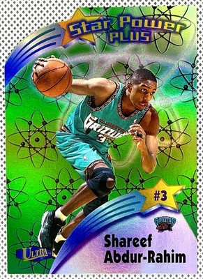 1997-98 Fleer Ultra Star Power Die-Cut Plus Shareef Abdur-Rahim #9SPP
