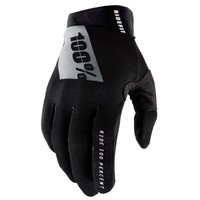 Guanti 100% Ridefit (Medi, Nero/Bianco)