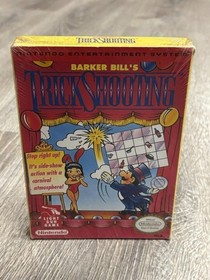 NES Nintendo BARKER BILL'S Trick Shooting - NEW & Factory Sealed Protective Case