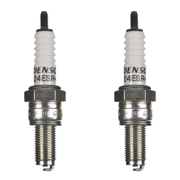 Denso ZüNdkerze U24ESR-N M. Schraub-Nippel 2Er (FüR: Hyosung GT 650I R 15-16 )-image