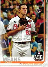2019 Topps Update Series - All-Star John Means #US223 (RC)