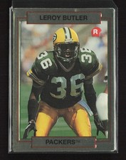 1990 Action Packed Rookie/Update #10 LeRoy Butler Green Bay Packers Rookie