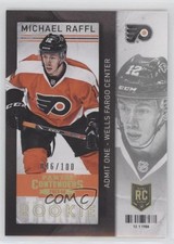 2013-14 Panini Playoff Contenders Rookie Gold 46/100 Michael Raffl #123 0i1q