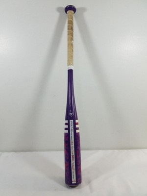 Adidas 26'' Alloy Baseball Bat Purple Official T-Ball Ball Barrel 2 1/4'' -12