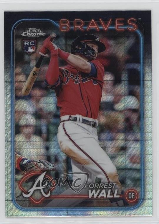 2024 Topps Chrome Prism Refractor Forrest Wall #176 bp9