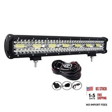 23 inch 480W LED Light Bar Spot Flood Combo Triple Row Driving Light Off Road