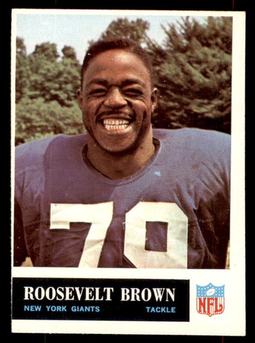 Roosevelt Brown #115 1965 Philadelphia card