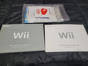 Nintendo Wii Operation Manuals