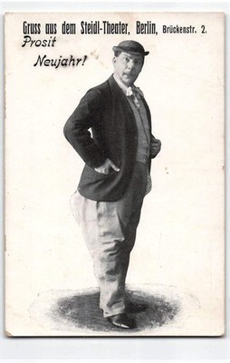 c1905 Postcard, German Theater, Steidl-Theater in Berlin, Stage Performers
