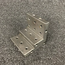 Shars Angle Plate 3x3x3x1x1/2" Precision Steel Ground 0.0002" w. Tapped Holes R}