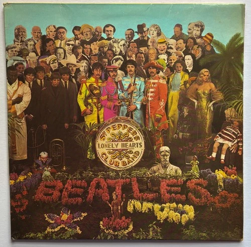 The Beatles-Sgt Pepper UK 1st PRESS MONO WIDE SPINE WITH CUT OUT & INNER SLEEVE!