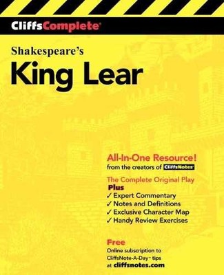 CliffsComplete Shakespeare's King Lear - Paperback, by Lamb Sidney - Good