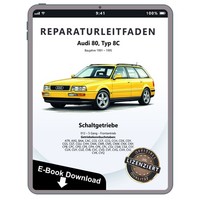 Audi 80 8C 1991-1995 5 Gang Schaltgetriebe 012 Reparaturhandbuch Download