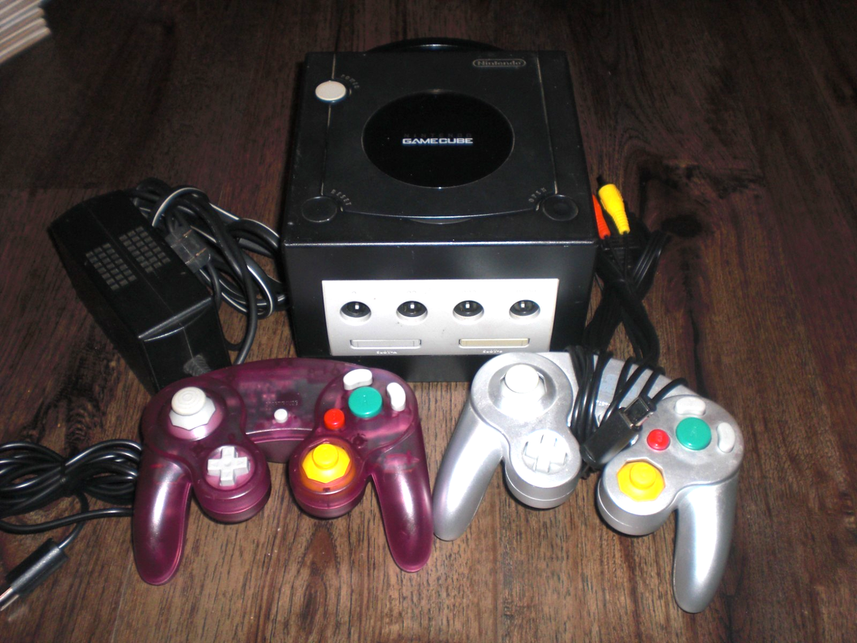 Nintendo GameCube Console System Original 2 Controller OEM Power