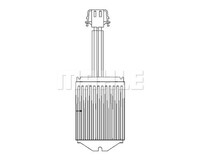Mahle ABR 38 000P Regler, InnenraumgebläSe FüR Seat Ibiza IV (6J5, 6P1)