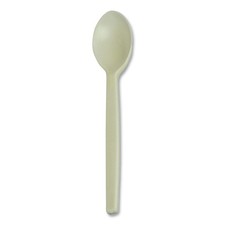 WNA EPS003PK 7 in. EcoSense Renewable Plant Starch Cutlery Spoon (50/Pack) New