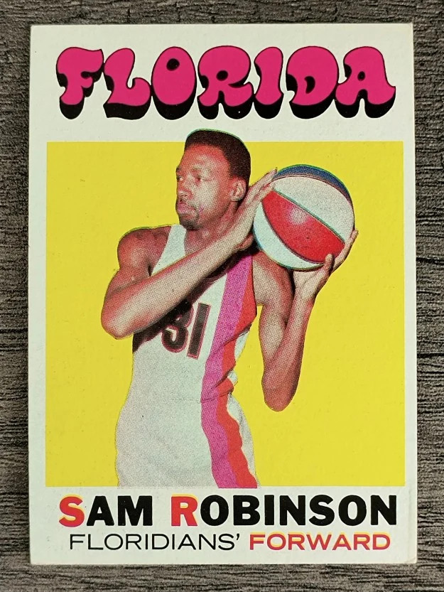 1971-72 Topps #184 Sam Robinson LOW GRADE
