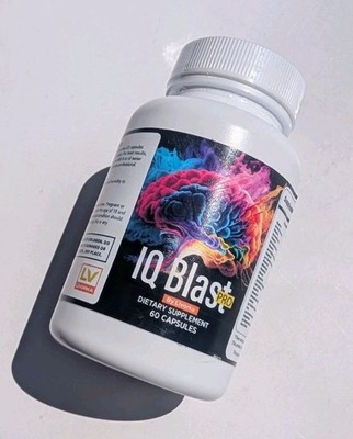 IQ Blast Pro Brain Supplement for Brain Fog and Memory Loss -60 Capsules