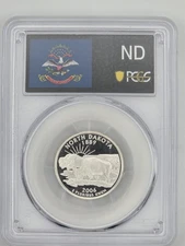 2006-S 25C North Dakota Silver States Quarters PCGS PR70 DCAM Top Pop