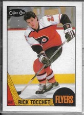 Rick Tocchet 1987-88 O-Pee-Chee Rookie Card - OPC RC - #2 Philadelphia Flyers. rookie card picture