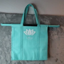 LOTUS Trolley Bag Insulated Reusable Grocery Tote Blue Large Thermal Shopping