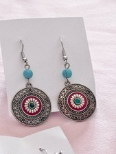 Boho Earring Bundle 15 Pairs Studs Dangles Silver Gold Bronze Festival Jewelry