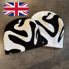 Lightweight Thermal Beanie Skull hat with Bold Graphic design for Men & Women