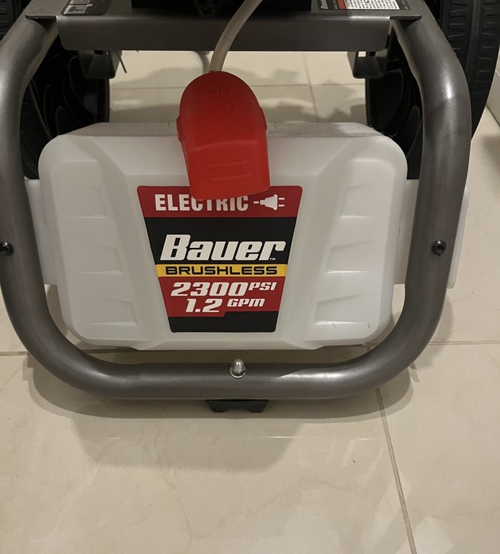 Bauer 1.2 2300psi GPM Electric Brushless Max Performance Pressure Washer Tool