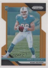 2018 Panini Prizm Rookie Orange Prizm 110/249 Mike Gesicki #216 eq1