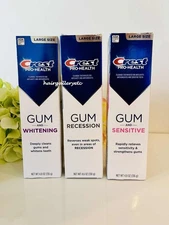 3 Crest Pro Health Gum & Whitening Sensitive Gum Recession Toothpaste FRESH