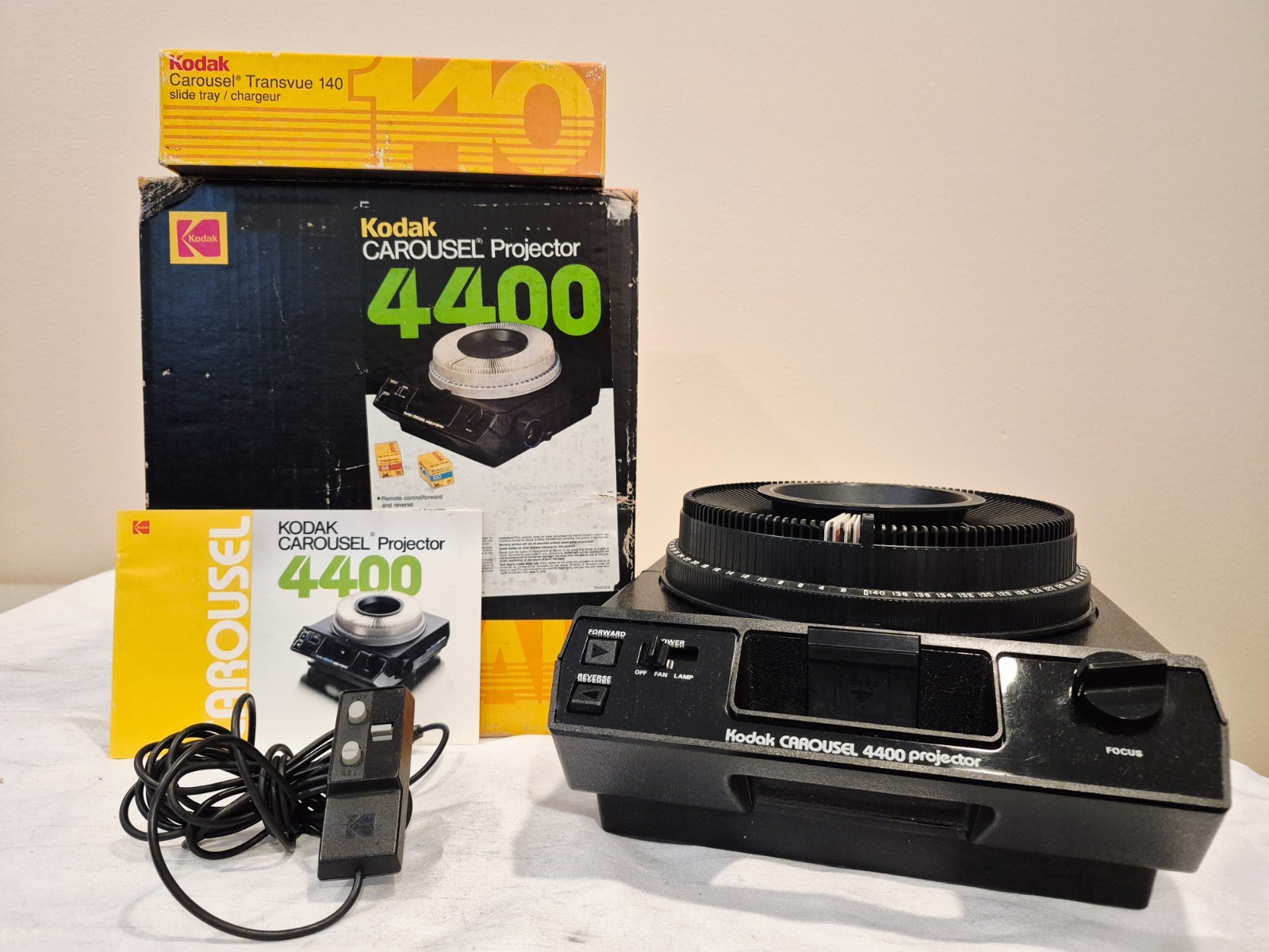 Professionally Rebuilt Kodak Carousel 4400 Slide Projector Fully Functional