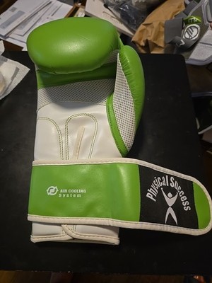physical success neon green boxing gloves 12 oz new without original packaging 