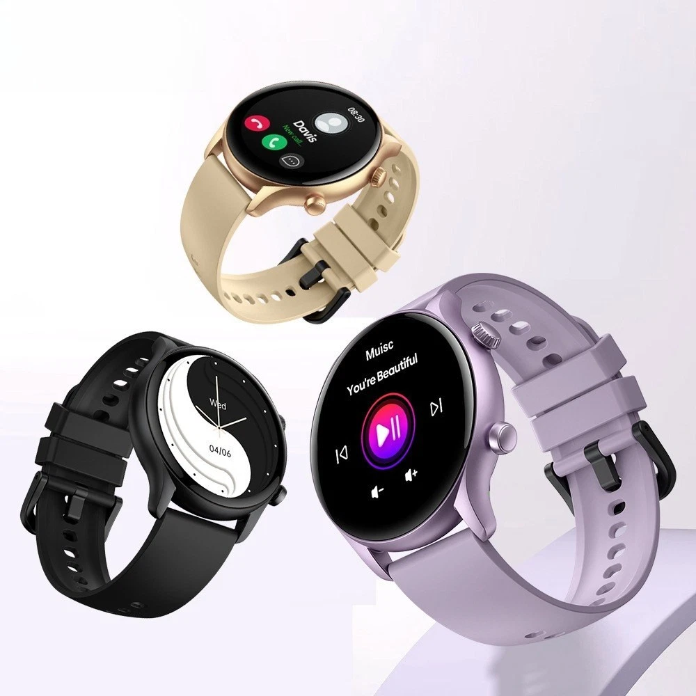 Smart Watch Women 1.39Inch HD Screen BT Voice Calling Fitness Tracker Smartwatch