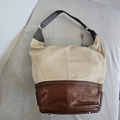 B. Makowsky, Soft Leather with Brown Handle and Brown Base, Pre-Owned 