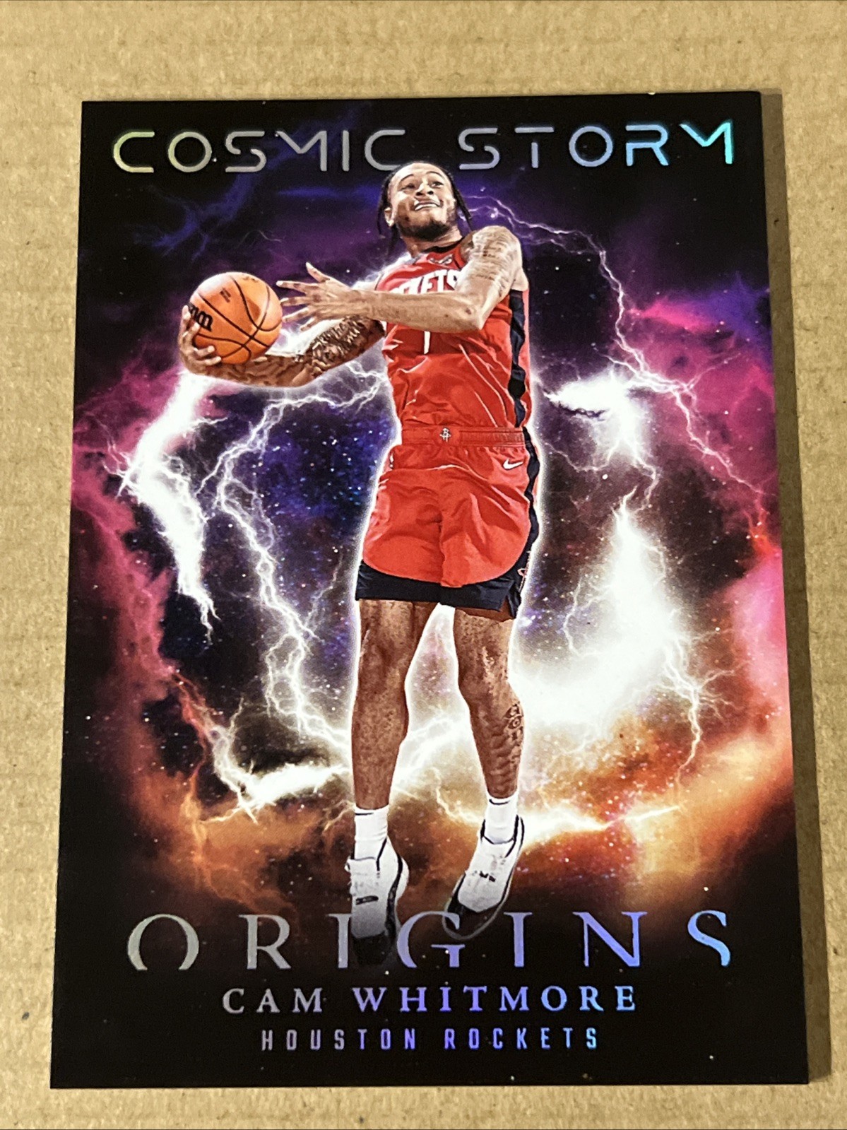 2023-24 Panini Origins Cam Whitmore Cosmic Storm RC Insert #20 Rockets