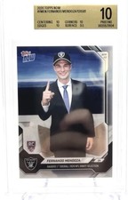 Fernando Mendoza BGS 10 2026 Topps Now NFL Draft Night FMEN RC BGS 10 Pristine
