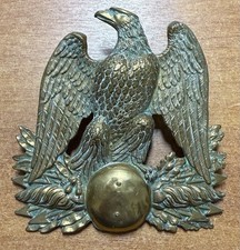 PLAQUE À L’AIGLE SECOND EMPIRE POUR " SHAKO , GIBERNE , SABRETACHE "