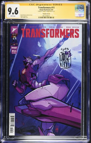 Transformers (2024) # 11 (CGC 9.6 SS) Signed  Jorge Corona * Marvel Comics *