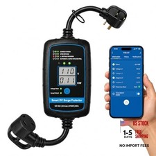 Bluetooth Smart RV Surge Protector 30Amp Rv Surge Protector Bluetooth -30A