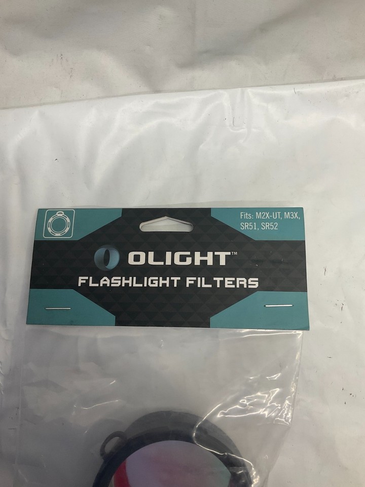 Olight Flashlight Filter RED, Fits M2X-UT, M3X, SR5, SR52-*NEW* | eBay