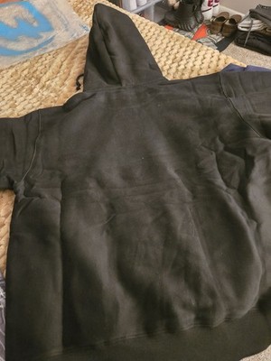 Stussy Men's Pullover Hoodie Black Large Long Sleeve Solid 1924910
