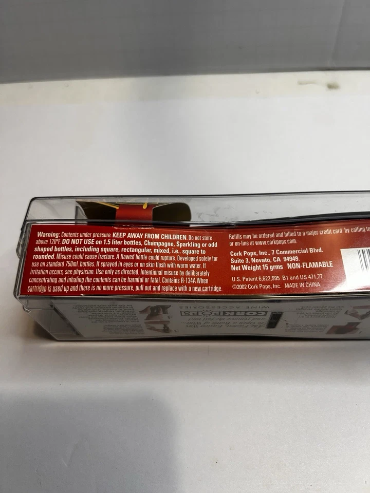 Abridor de vino Cork Pops Legacy. Caja abierta nueva. Foto 3 de 4