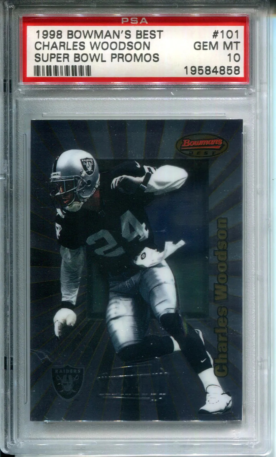 Charles Woodson Bowman's Best Super Bowl Promo #101 Base