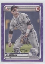 2020 Bowman Draft Purple Border 171/250 Jack Blomgren #BD-162 0hw6