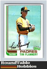 1982 Topps Baseball San Diego Padres Tim Flannery #249