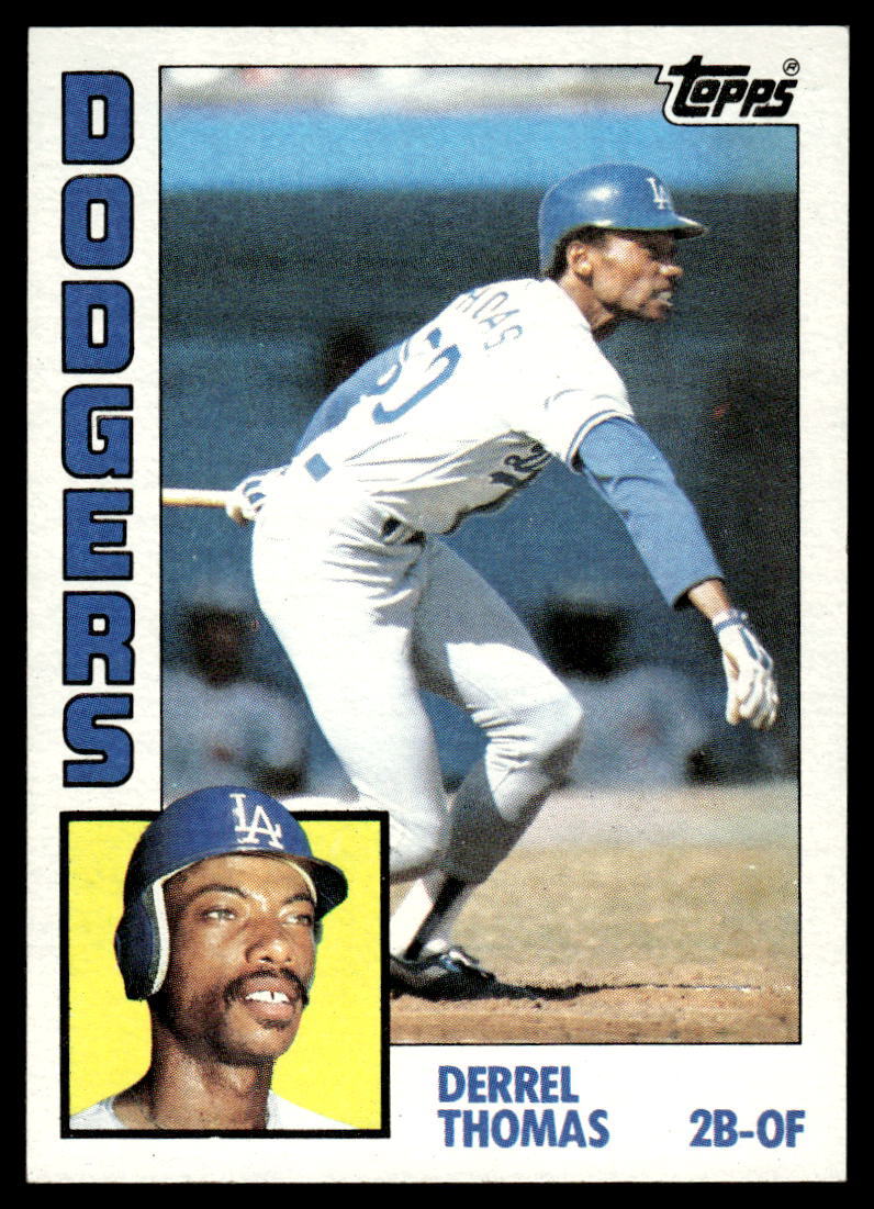 1984 Topps #583 Derrel Thomas